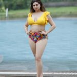 Vahbbiz Dorabjee Instagram - Time for a mini vacation before Diwali..Any guesses where? Updates coming soon😊 📸:- @fbyankit @ankityadav_photography Makeup:- @mahzbin Swimwear:- @angelcroshet_swimwear