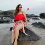 Vahbbiz Dorabjee Instagram - Khamoshiya kabhi bewajah nahi hoti... Vagator, Goa