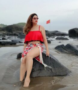 Vahbbiz Dorabjee Instagram - Khamoshiya kabhi bewajah nahi hoti... Vagator, Goa