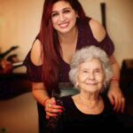 Vahbbiz Dorabjee Instagram - Rest in Peace My Beautiful Granny..Today I feel there is a hole in my heart.i terribly miss you..but nobody deserves to suffer.You were in so much pain and I know your in a better place now.We lovingly called her Iron Lady.I have never seen such an independent person.She never wanted to be dependent on anyone.She was an inspiration.She made Life look so easy.My evergreen and ever smiling granny.She always had a smile on her face.I will miss your embroidery and the earnings and bracelets u made for my friend's and me.I will miss your childlike energy.Even in her last few days she kept joking and kept everyone entertained with her jovial nature.i know where i get so many qualities from.i have learnt so much from you.Words cannot describe the loss I feel.We will miss your presence in the house.Im Thankful for all the good memories we have together..Your memories are safe in my heart.You will never be forgotten.Untill we meet again granny❤️ Miss you my Angel❤️