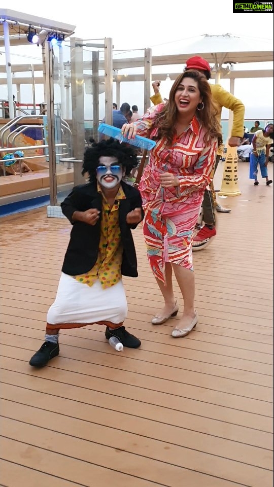 Vahbbiz Dorabjee Instagram - Spent some rocking evening's on the deck of the ship and enjoyed the pool party along with the beautiful sea view.There are a lot of activities for kids too.Sharing a few glimpses of the fun we had😁🤪🎉 @cordeliacruises #dreamlife #mumbai #kochi #lakshwadeep #cruise #vahbizdorabjee #travel #motherdaughter #motherlove #travelblogger #cordeliacruises Mumbai, Maharashtra