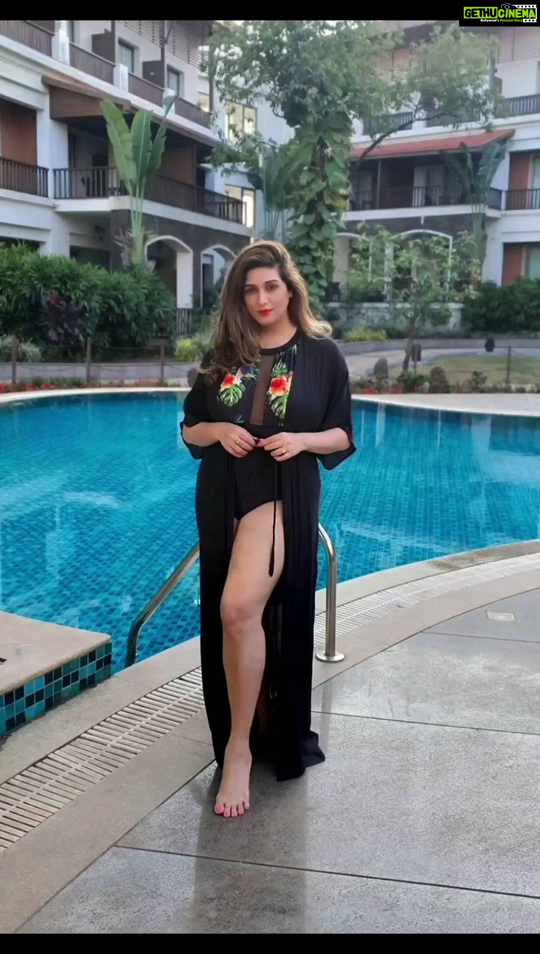 Vahbbiz Dorabjee Instagram - A little bit of Pool Time @rhythmlonavala Rhythm Resorts
