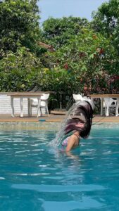 Vaishali Takkar Instagram - I’m cool for the summer 😎 
@moustachescapes 😍

#traveldiaries #Goa #swimmingpool #resorts #vacation #summer #summervibes #poolparty #staycation #influencer #blogger #bloggerstyle