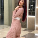 Vaishali Takkar Instagram – Poured a little Love On my hair and they turned Pink 😉☺️