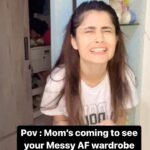 Vaishali Takkar Instagram - Every mom : Ye almari hai ki kabadkhaba 🫣 #reels #funnyvideos #reelsinstagram