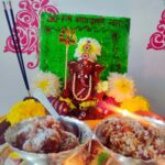 Vaishnavi Dhanraj Instagram – Ganpati bappa wishes you all a lifetime of Contentment 🌼 

|| ॐ गम गणपतये नमः || 

#ganpatibappamorya🙏😇