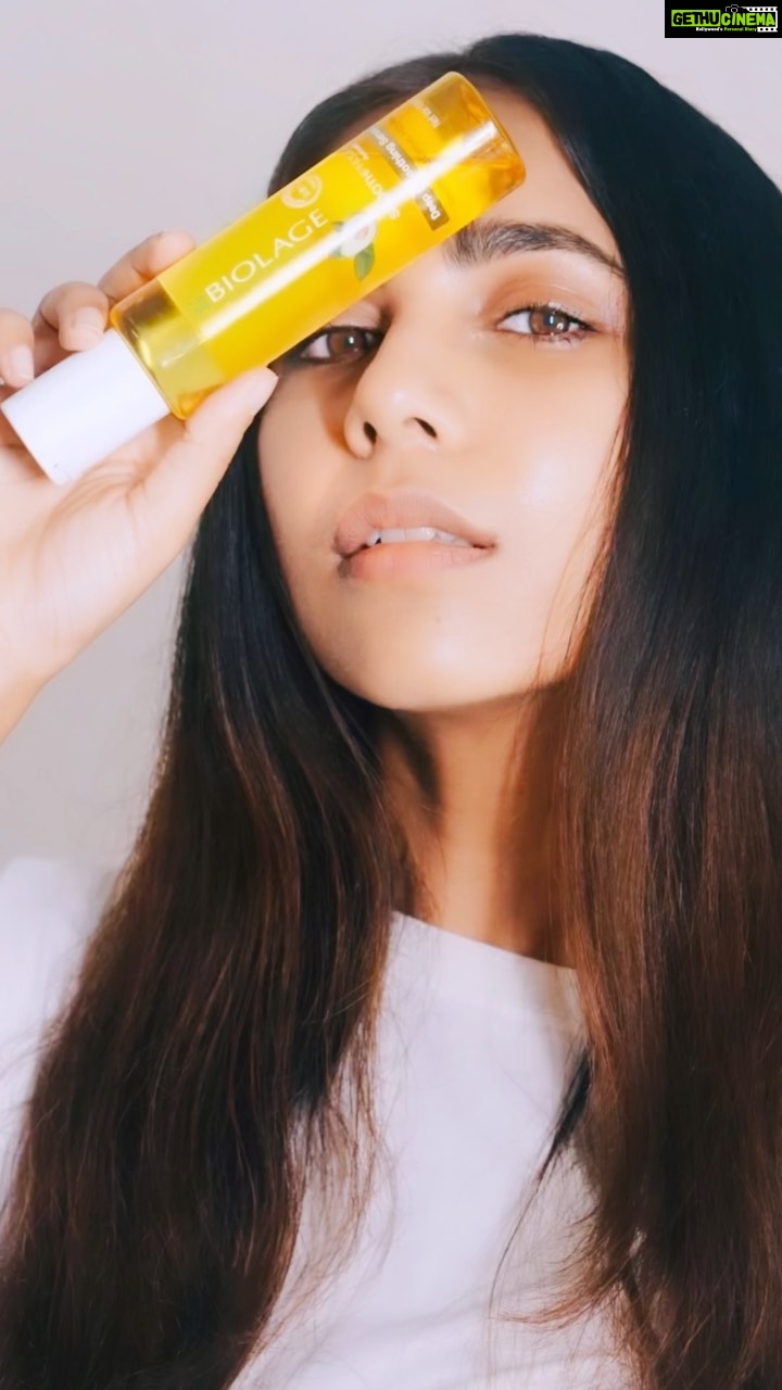 Veebha Anand Instagram - Meet my frizz free hair care essentials!! 💛Biolage SmoothProof Shampoo 💛Biolage SmoothProof Conditioner 💛Biolage SmoothProof Serum *WHAT’S INSIDE:* 💚Enriched with water resistant camelia flower extracts to resist humidity 💚 Formulated with frizzy hair in mind to cleanse, moisturize, and smooth hair This range helps achieve #AllSeasonFrizzControl and helps one get smooth and manageable hair!! Loved how it made my hair frizz free instantly! Try the regime and say hello to smooth and frizz free hair!! #Ad #BiolageSmoothProofSerum #NatureInspiredProfessionalCare #BiolagePartner #AllSeasonFrizzControl #Biolage #BiolageIndia #MatrixOptiCare #MatrixIndia @biolage