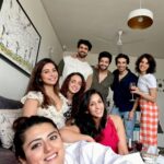 Vinny Arora Instagram - #babydhoopar had the warmest, sweetest, love filled sunday with aunts & uncles who couldn’t make it to our baby shower, hence decided to bring the baby shower home ♥️ Thank you just isn’t enough to express the joy we felt yesterday, the yummy food, fun games, all the lovely gifts & warmest energy 🥰 Going to say it anyway, thank you @iridhidogra @iakshaydogra @sakshi0801 @sanayairani @itsmohitsehgal @hegdeg Pashmin & Barun , happy to have you guys ♥️♥️♥️
