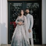 Vrushika Mehta Instagram - Our beginning of forever ♾️ 11.12.2022 💍❤️🧿 . . Photography: @sapariyavivek Wearing: @asopalav #love #engaged💍 #rabhdivrushyy ❤️