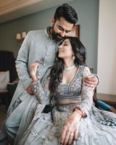 Vrushika Mehta Instagram - Our beginning of forever ♾️ 11.12.2022 💍❤️🧿
.
.
Photography: @sapariyavivek 
Wearing: @asopalav 
#love #engaged💍 #rabhdivrushyy ❤️