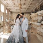 Vrushika Mehta Instagram - Our beginning of forever ♾️ 11.12.2022 💍❤️🧿 . . Photography: @sapariyavivek Wearing: @asopalav #love #engaged💍 #rabhdivrushyy ❤️