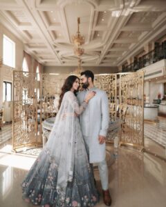Vrushika Mehta Instagram - Our beginning of forever ♾️ 11.12.2022 💍❤️🧿
.
.
Photography: @sapariyavivek 
Wearing: @asopalav 
#love #engaged💍 #rabhdivrushyy ❤️