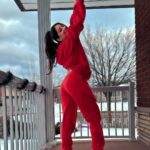 Vrushika Mehta Instagram - RED the colour of ___________? . .Wearing: @shophighlane Pc: @saurabhghedia21 #photooftheday #instagram #vrushikamehta #canada