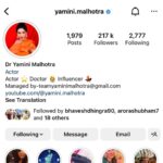 Yamini Malhotra Instagram - Blue tick Reward from Insta. Thank you my Insta Family for all ur love and support for so many years.. I love you all ❤️ . #verified #bluetick #blueticksofinstagram #instagramverified #verfiedaccount