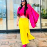 Yamini Malhotra Instagram - Out for Valentine’s Day Lunch 💖 Happy Valentine’s Day my lovely Insta people 🤗 What are your plans for today?? . #valentines #valentineday #valentineweek #valentinesweek #valentinesmakeup #valentinesoutfit #outfitoftheday #pinkpuffer #pufferjacket #pinkjacket #yellowskirt #colorblock #colorblocking #fashioninfluencer #indianinfluencer #indianblogger #gurgaonblogger #gurgaonbloggers #delhiblogger #delhibloggers #fashion2023 #fashiongram Gurugram