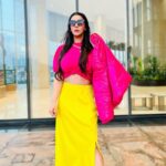 Yamini Malhotra Instagram - Out for Valentine’s Day Lunch 💖 Happy Valentine’s Day my lovely Insta people 🤗 What are your plans for today?? . #valentines #valentineday #valentineweek #valentinesweek #valentinesmakeup #valentinesoutfit #outfitoftheday #pinkpuffer #pufferjacket #pinkjacket #yellowskirt #colorblock #colorblocking #fashioninfluencer #indianinfluencer #indianblogger #gurgaonblogger #gurgaonbloggers #delhiblogger #delhibloggers #fashion2023 #fashiongram Gurugram