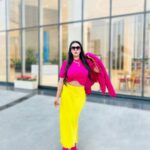 Yamini Malhotra Instagram - Out for Valentine’s Day Lunch 💖 Happy Valentine’s Day my lovely Insta people 🤗 What are your plans for today?? . #valentines #valentineday #valentineweek #valentinesweek #valentinesmakeup #valentinesoutfit #outfitoftheday #pinkpuffer #pufferjacket #pinkjacket #yellowskirt #colorblock #colorblocking #fashioninfluencer #indianinfluencer #indianblogger #gurgaonblogger #gurgaonbloggers #delhiblogger #delhibloggers #fashion2023 #fashiongram Gurugram