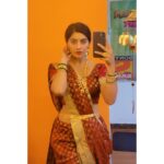Yukti Kapoor Instagram - 9vvari saree ☺️ Maddamsir - 10 pm on @sonysab #actorslife #tvshow