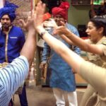 Yukti Kapoor Instagram - Celebrating 100 episodes of Maddamsir !! @sonysab ♥️💃 Ooo Punjabi khoon hai mere andar sab nu Bhangra karwana te bannda hai 😬🥳 😝 #funonset #bhangra Missed you Gulks and Sonali ji 💕 @ajayjaysingjadhav @bhavikasharma53 @hemenchauhan13