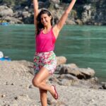 Aahana Kumra Instagram - Always happiest to be back to my happy place!! 🌞🤸‍♀️🌸🫶😻🙏🌼🏔️💕 Swam 10 kms in the freezing Ganga and this time and through a rapid also!! Couldn’t capture that but the experience was unexceptional!! All thanks you @adventurewithashish and pankaj ji, my amazing kayak!! Gratitude for everything so beautiful!🙏🌸🙏🌸 #harharganga 🙏 #jaigangamaiya . . . . #ganga #gangaghat #saturday #saturdaze #saturdate #saturdays #saturdayvibes #aahanakumra #rishikesh #rafting #raftingtrip #whitewaterrafting #adventure #adventuretime #mountaingirl