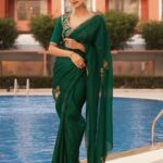Aahana Kumra Instagram - POO(L) bani Parvathi 💚🐸🐢🦖🪲 🌞🌞🌞🌞🌞🌞 #saturdate . . . . #saturday #indian #sareenotsorry #sareelover #indiansaree #aahanakumra Goa