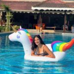 Aahana Kumra Instagram - I hereby declare myself as a pool baby!! 👙🏊‍♀️💁‍♀️ What a weekend!! 💯☀️ And now ready to take over the world! 2023 here I come! 💕🦄👙💁‍♀️🌞🌅🌈💯 #mondayblues 💙 #happynewyear #happynewyear2023 . . . . #newyear #poolbaby #poolvibes #peace #quiet #bliss #aahanakumra #monday #mondaymotivation #mondaymood #mondaymantra #getaway #weekendgetaway Some Where Peaceful