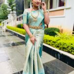 Aashika Padukone Instagram - Little by little, day by day, what is meant for you, will find its way 🫶🏻 Saree: @rrs_online_wear