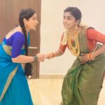 Aashika Padukone Instagram - Off screen mastiii with @saira._.821 @zeetamizh #maari #zeetamil #zeefamily #teenmaar #mass #dance #meta #prime #primereels