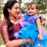 Aashika Padukone Instagram - With this baby doll @ishika_insta4 ♥️ #babiesofinstagram #trinayani #ganavi #zeetelugu