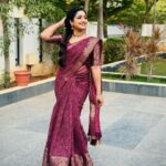 Aashika Padukone Instagram - Lovely saree by @elitew.in ♥️