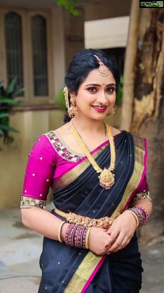 Aashika Padukone Instagram - 🌸 MUA: @makeoversbyamitha_lekha Hair by: @ramya_bridalartistry VC: @ng.clickography 🌸