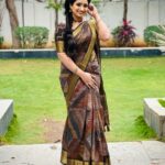 Aashika Padukone Instagram – Beautiful saree by @elitew.in 🤎