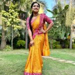 Aashika Padukone Instagram - Creating the life of my dreams 🌸 Saree: @elitewomen.in #saree #traditional #tamil #maari #shootmodeon #staytuned #zeetamil