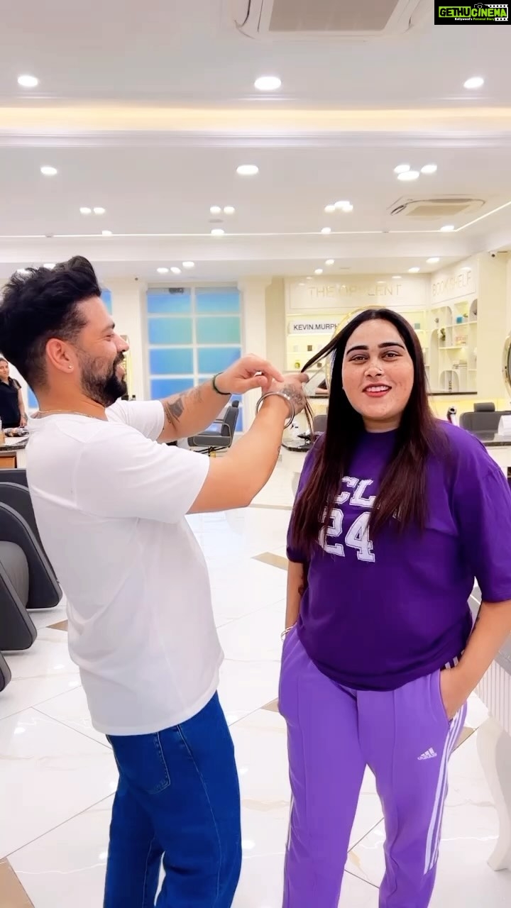 Afsana Khan Instagram - @theopulent_luxurysalonmohali @s.rajkaushal 👌❤️ Sector 79, S.A.S.Nagar (Mohali)
