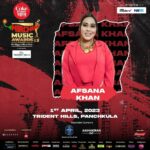 Afsana Khan Instagram - ❤️🙏 1 April see u guys 🦋💫 @mirchipunjab @cokestudiobharat @anshgrover08 #afsaajz❤️ #afsaajzforever #justiceforsidhumoosewala #mirchimusicawards Chandigarh, India
