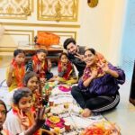 Afsana Khan Instagram - Jai mata di ❤️🙏🙌 Blessings Kanjka poojan 🙌 #jaimatadi #kanjkapoojan #blessing #afsaajz #afsaajzforever ❤️🙏 @saajzofficial @itsafsanakhan