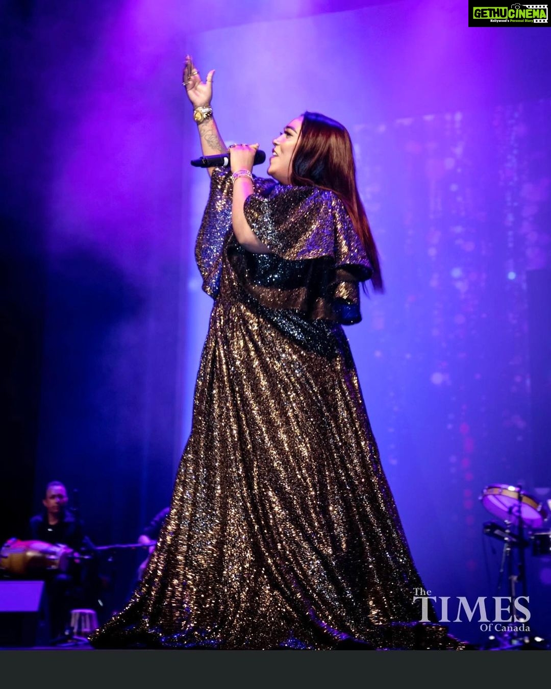 Afsana Khan Instagram - Glimpse from the successful show Afsana Khan Live in Concert 2023 🍁🇨🇦💫👑🦋 Thank you to all the supporters. Surrey, British Columbia