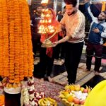 Afsana Khan Instagram - 🕉🙌🙏 HAR HAR MAHADEV 🙌🕉 @saajzofficial 🙏 #afsaajz #afsaajzforever #afsaajzblessed Shri Ram Darbar Mandir ,sketri,chandigarh