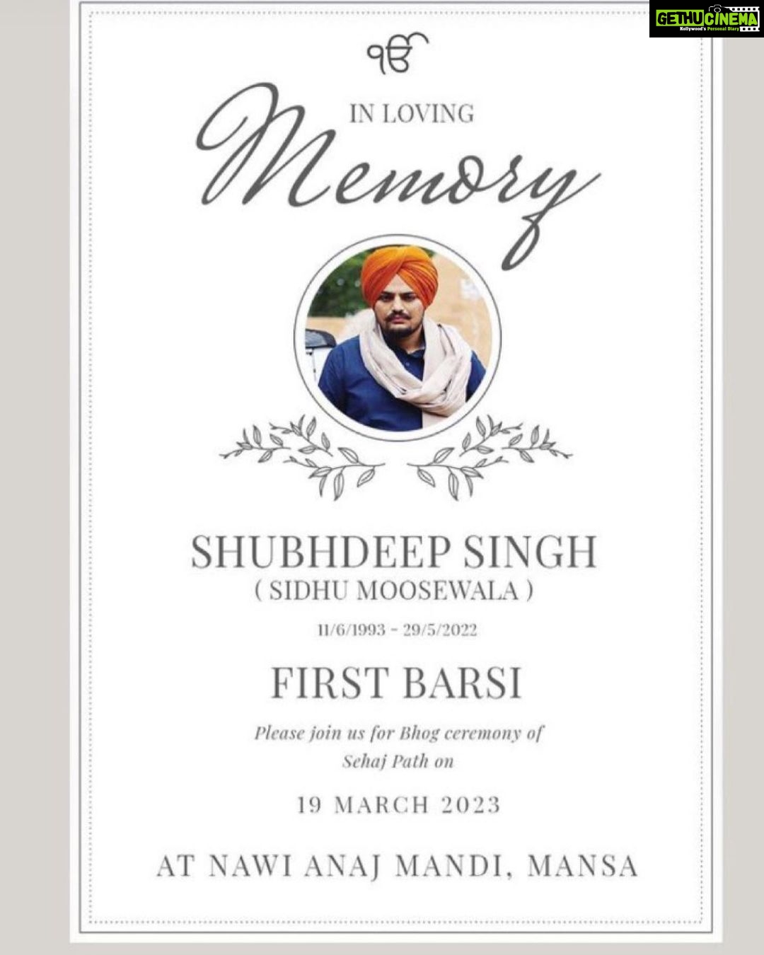 Afsana Khan Instagram - @sidhu_moosewala 💔😭🙏 #justiceforsidhumoosewala @charan_kaur5911 @sardarbalkaursidhu Chandigarh, India