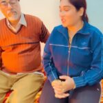 Afsana Khan Instagram – Guru ji mohani Sharma ji My collage Music Teacher ❤️🙏🙌 Blessing 🙏 Gidderbaha