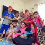 Afsana Khan Instagram - Jai Mata di Blessing KanjkaPoojan Devi ji 🙌❤️🙏 @itsafsanakhan @saajzofficial @khudaabaksh #afsaajz #jaimatadi #kanjkapoojan