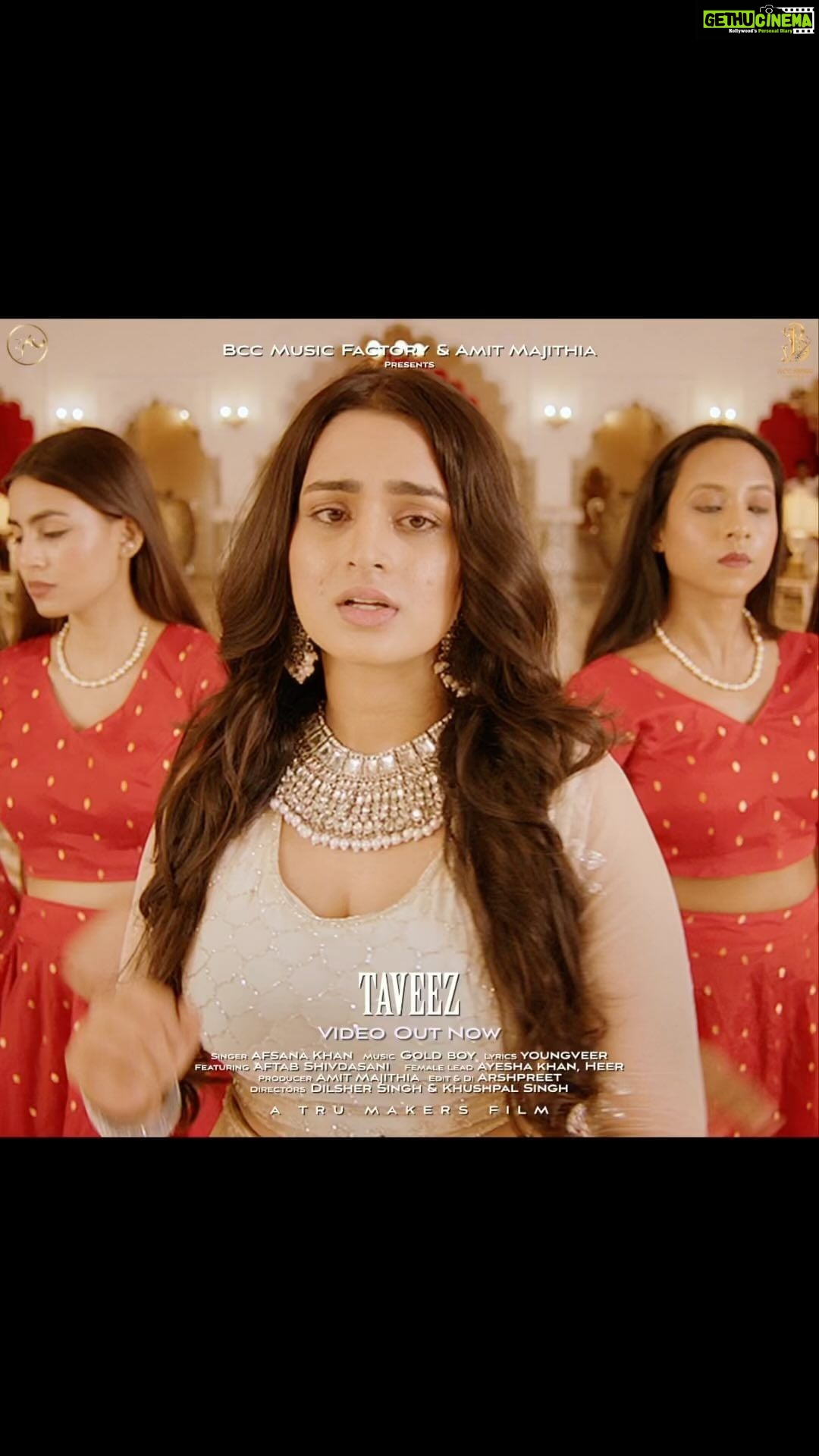 Afsana Khan Instagram - Masterpiece 🔥❤️🧿 TAVEEZ @aftabshivdasani @itsafsanakhan @ayeshaakhan_official @goldboypro @bcc__music @youngveer #afsaajz #justiceforsidhumoosewala #reels #instagood #love #taveez