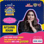 Afsana Khan Instagram - Dilliwalo, Early bird tickets are ending soon, Book your tickets now on BookMyShow. #BYOB #Burrah #Punjabifever Link to be put on story: https://bit.ly/3frw3tu @punjabifeverofficial #ajjtak Chandigarh, India