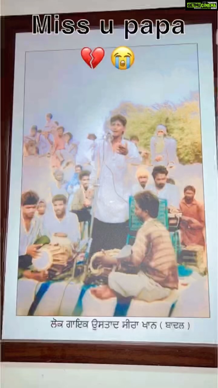 Afsana Khan Instagram - Miss u Ustaad 💔😭 papa @seerakhanbadal 🙏💔😭 ik shara banke Mera sidhu bai aya c oh bhi ikleya nu chad gya sanu papa 💔😭@sidhu_moosewala vadda bai 💔💔😭😭😭 miss u always 😭💔 #justiceforsidhumoosewala 🙏