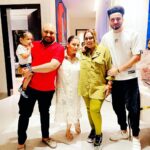 Afsana Khan Instagram – Thanks for lovely dinner Paji @bpraak @meera_bachan @adabbbachan family ❤️🙌 Chandigarh, India