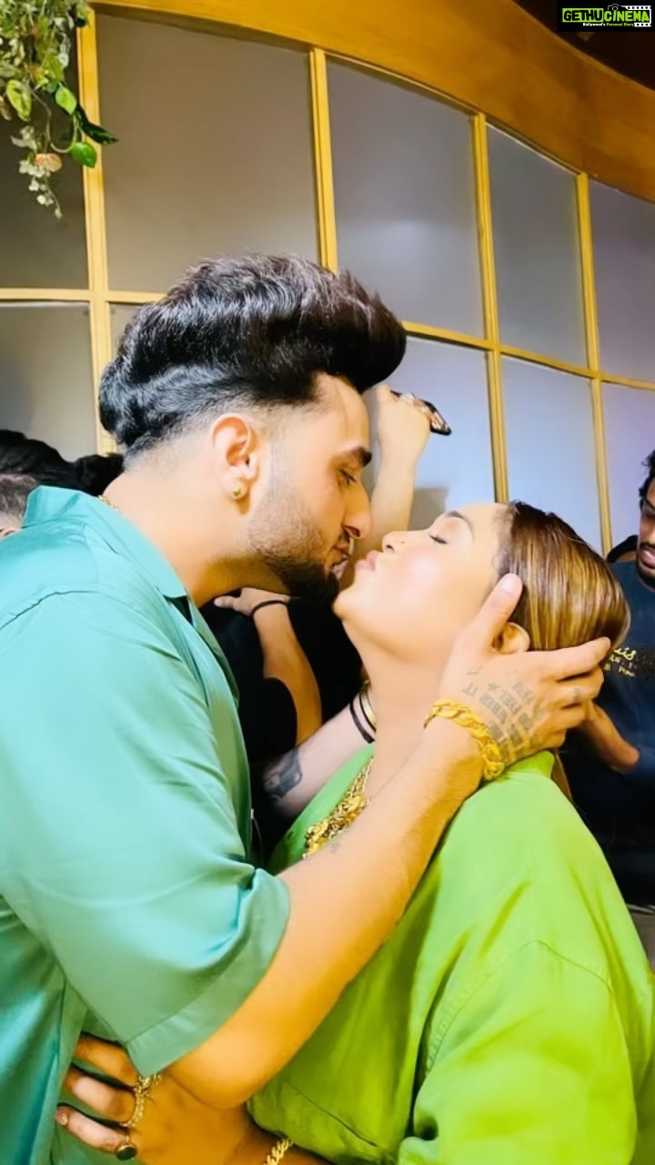 Afsana Khan Instagram - Me & Mine ❤️🧿💋 @saajzofficial ❤️ #bestcouple #afsaajz #afsaajzforever #forever Mumbai, Maharashtra