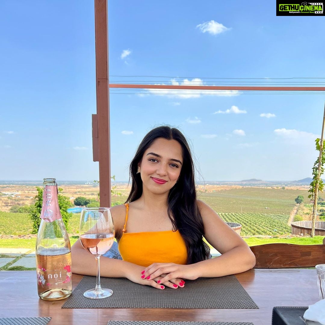 Ahsaas Channa Instagram - Swipe till the end to see my attitude/solution towards all my problems. Fratelli Vineyards, Akluj, Maharashtra.
