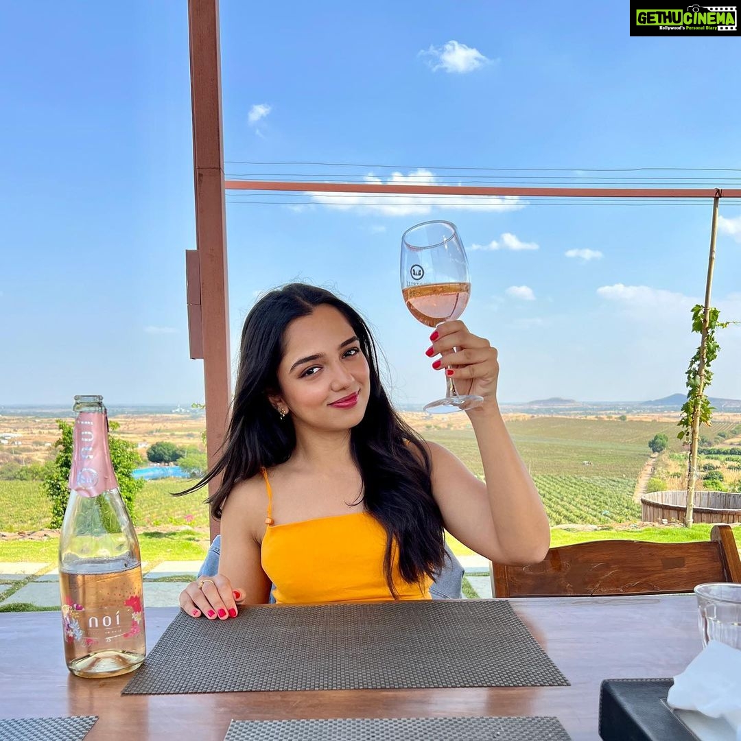 Ahsaas Channa Instagram - Swipe till the end to see my attitude/solution towards all my problems. Fratelli Vineyards, Akluj, Maharashtra.