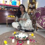 Ahsaas Channa Instagram - 🪔 I’m wearing @shopmulmul Mummy is wearing @gulabi_dori
