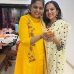 Ahsaas Channa Instagram - 🪔 I’m wearing @shopmulmul Mummy is wearing @gulabi_dori